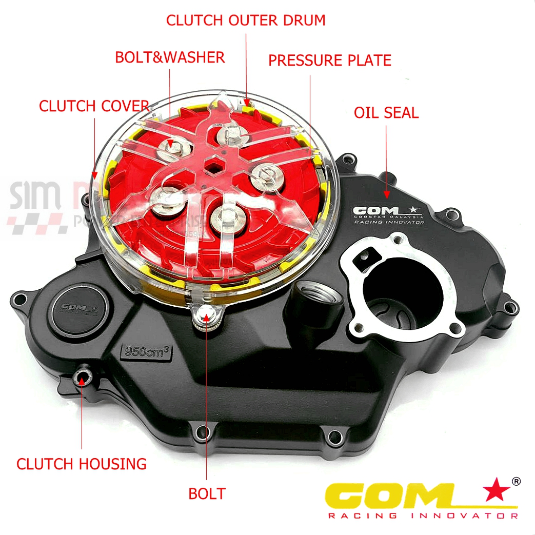 YAMAHA Y15ZR DRY CLUTCH SYSTEM FULL SET PNP V2 COMSTAR ORIGINAL