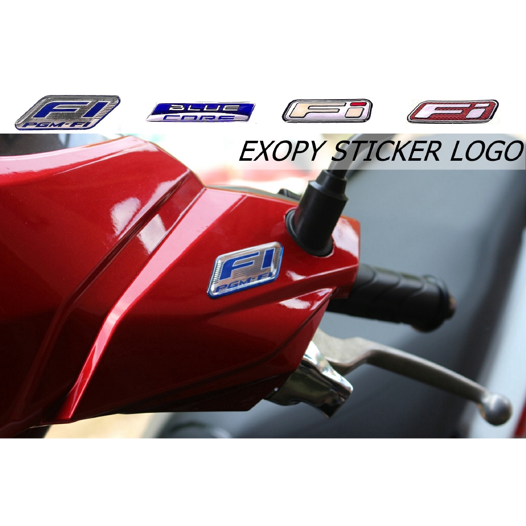 Epoxy Sticker Logo Fi Fi Pgm Bluecore Honda Yamaha Sticker Fi 125zr Bluecore Yamaha Ex5 Epoxy Sticker Logo Fi Fi Pgm Bluecore Honda Yamaha Sticker Fi 125zr Bluecore Yamaha Ex5