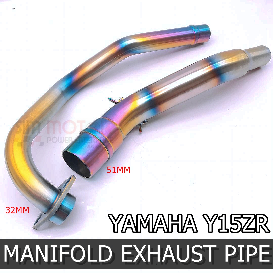RAINBOW EXHAUST MANIFOLD PIPE 51MM 32MM FOR YAMAHA Y15ZR V1 V2