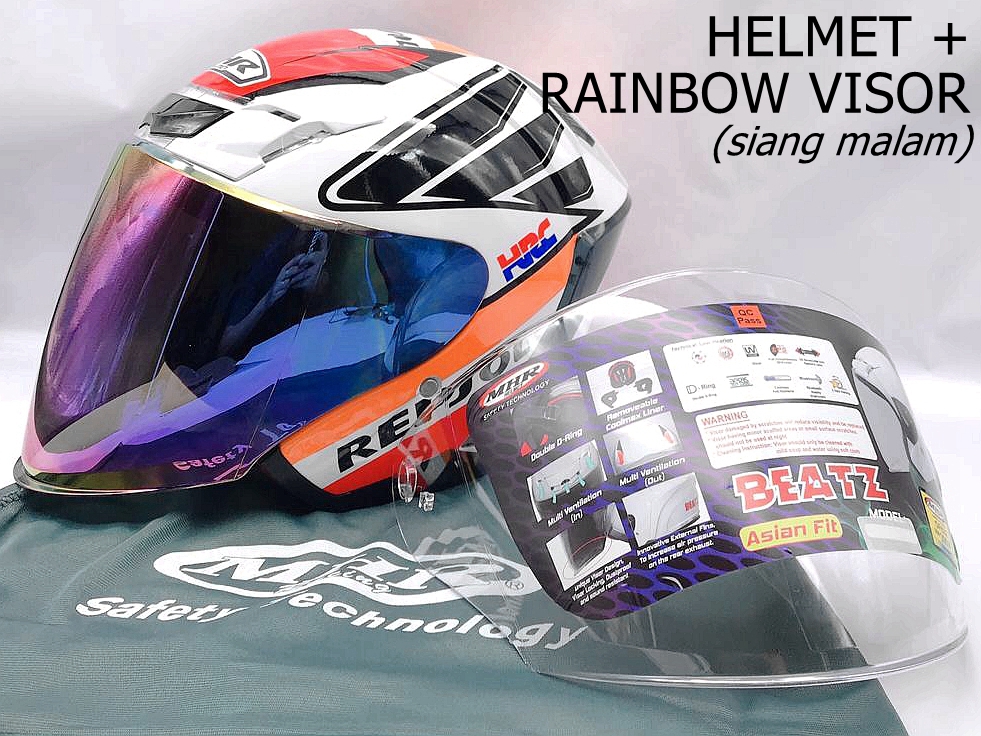 MHR HELMET 0F622 BEATZ HONDA REPSOL