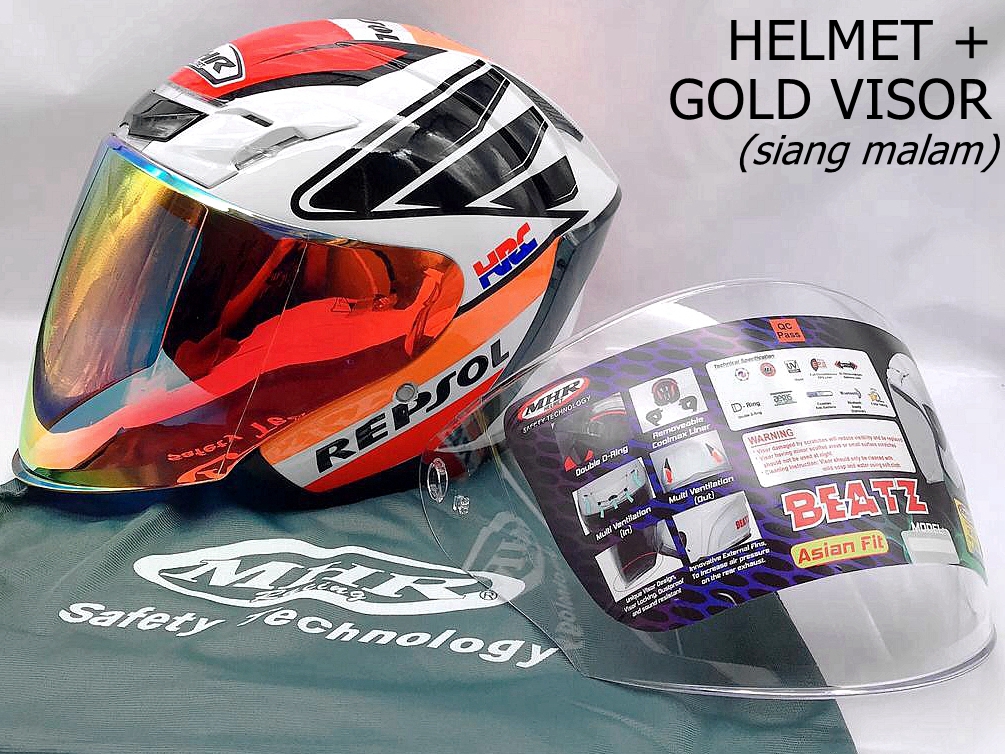MHR HELMET 0F622 BEATZ HONDA REPSOL