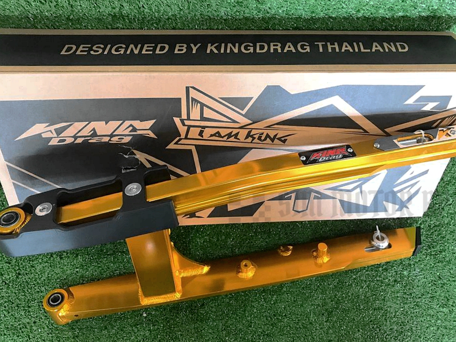 YAMAHA LC135 SWING ARM KING DRAG (GOLD/TITANIUM)