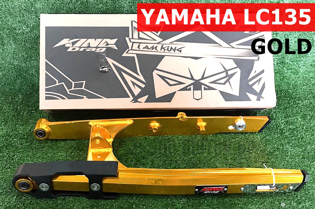 YAMAHA LC135 SWING ARM KING DRAG (GOLD/TITANIUM)